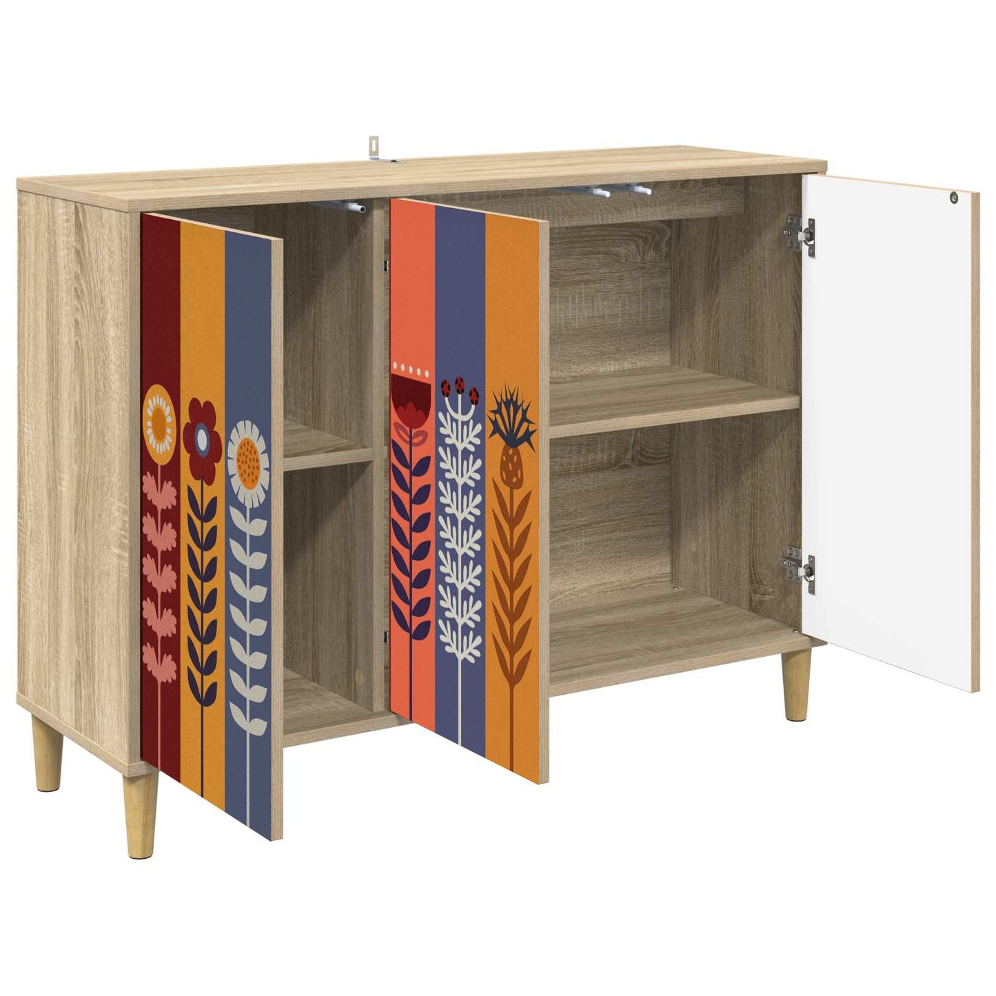 vidaXL Πλαϊνό γραφείο ESSEN Sonoma 102 x 33 x 75 εκ.