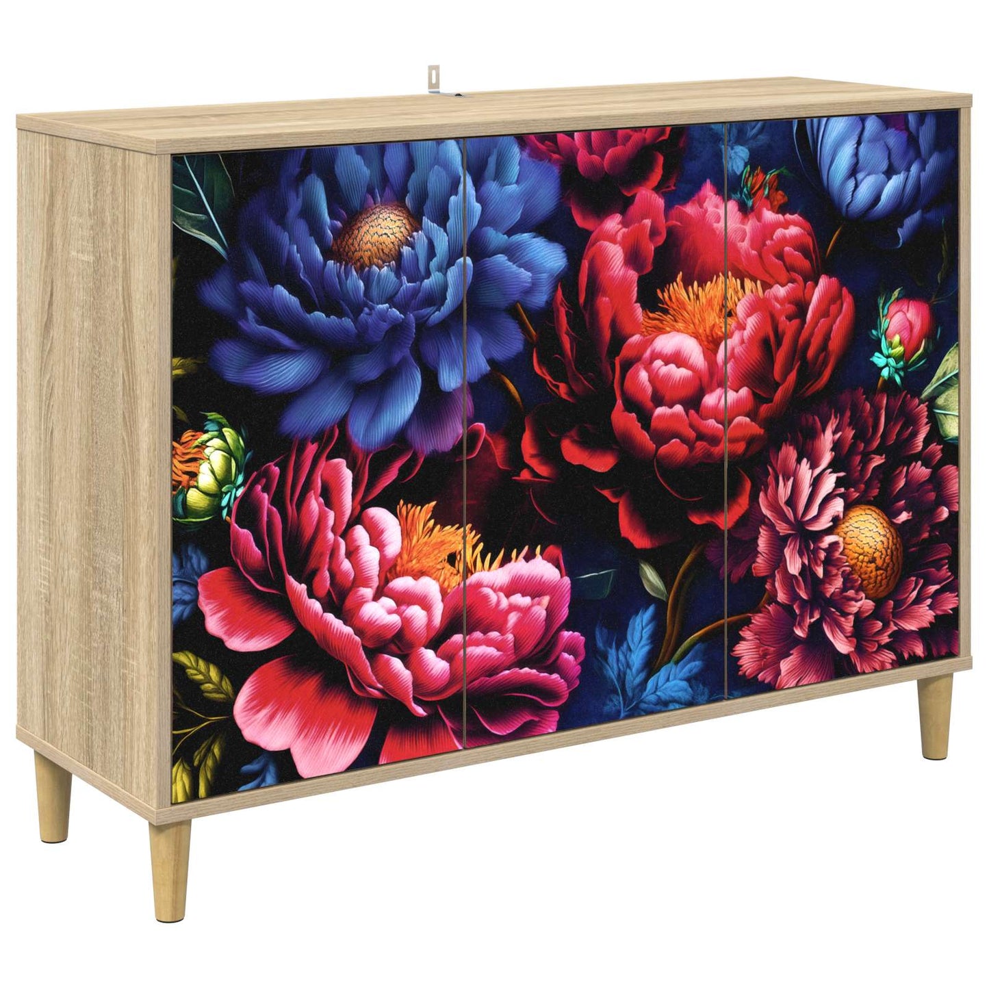 vidaXL Πλαϊνό γραφείο KIEL Sonoma 102 x 33 x 75 εκ. Επεξεργασμένο Ξύλο