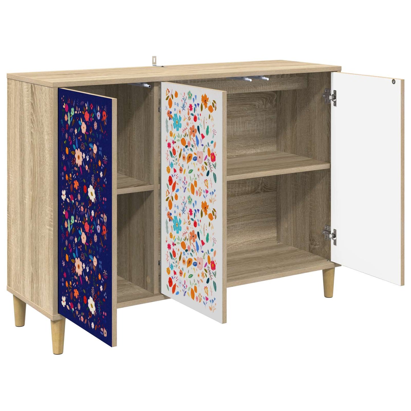 vidaXL Πλαϊνό γραφείο MAINZ Sonoma 102 x 33 x 75 εκ.