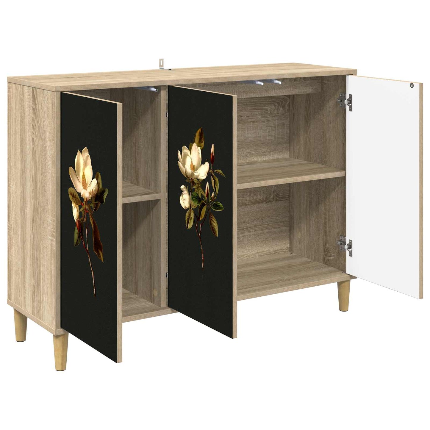 vidaXL Πλαϊνό γραφείο BREMEN Sonoma 102 x 33 x 75 εκ.