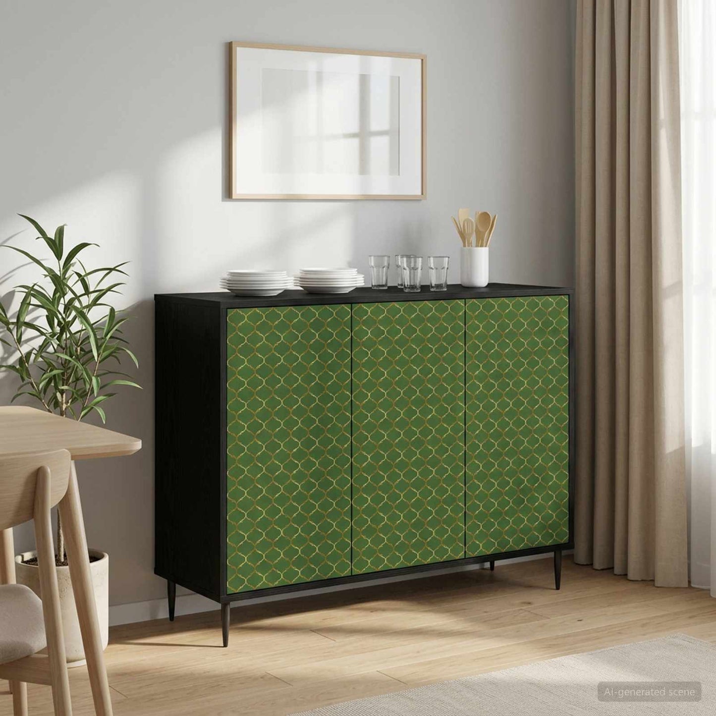 vidaXL Πλαϊνό γραφείο GELEEN Μαύρη Δρυς 102 x 33 x 76 εκ.