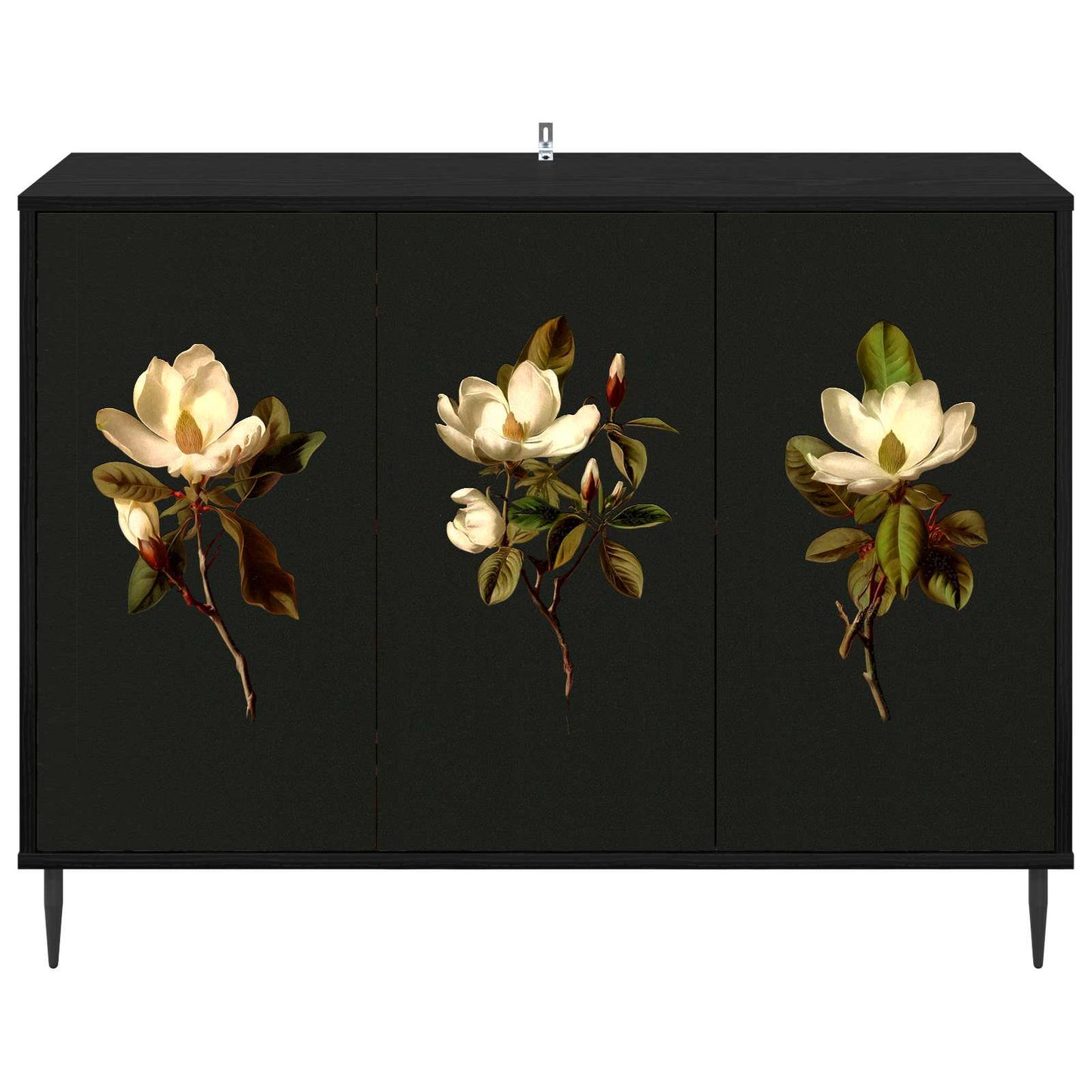 vidaXL Πλαϊνό γραφείο BREMEN Μαύρη Δρυς 102 x 33 x 76 εκ.