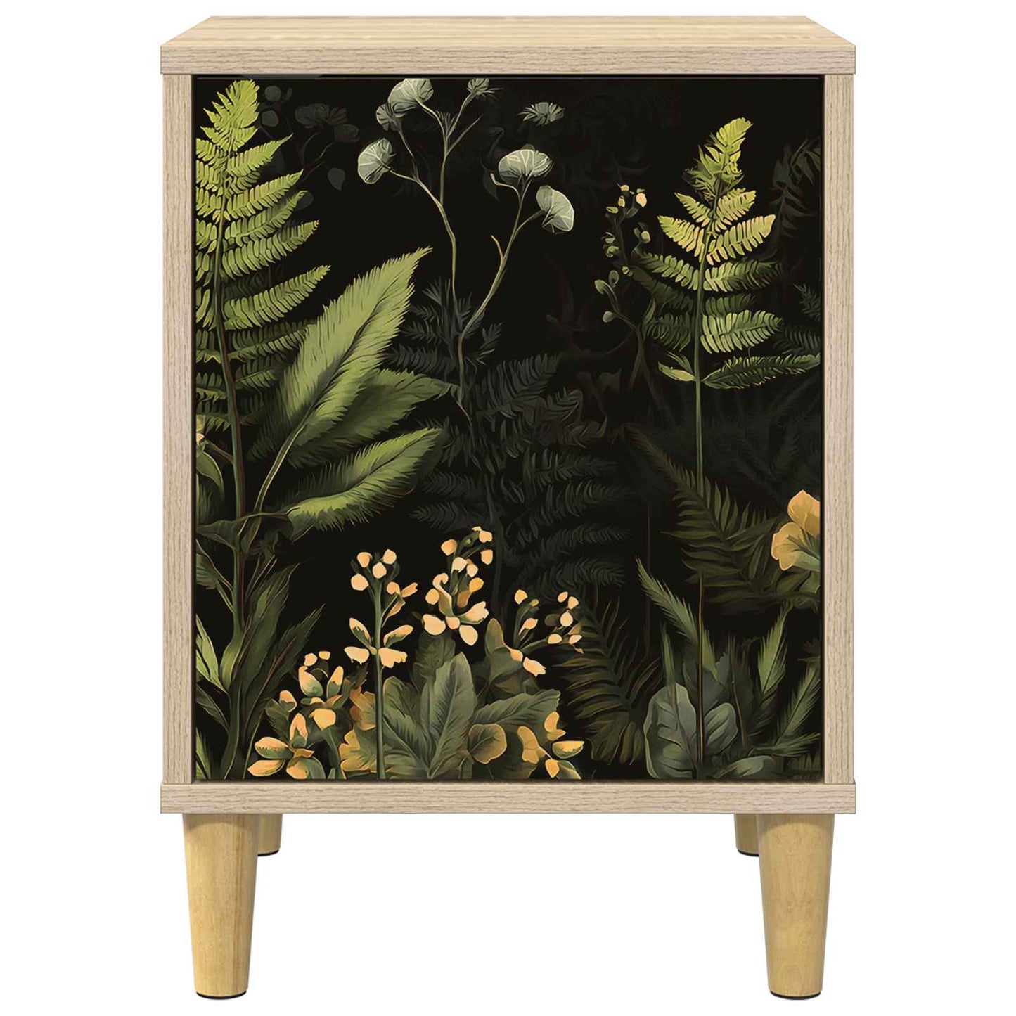 vidaXL Κομοδίνο RHENEN Sonoma Δρυς 36 x 33 x 50 εκ. Επεξεργασμένο Ξύλο