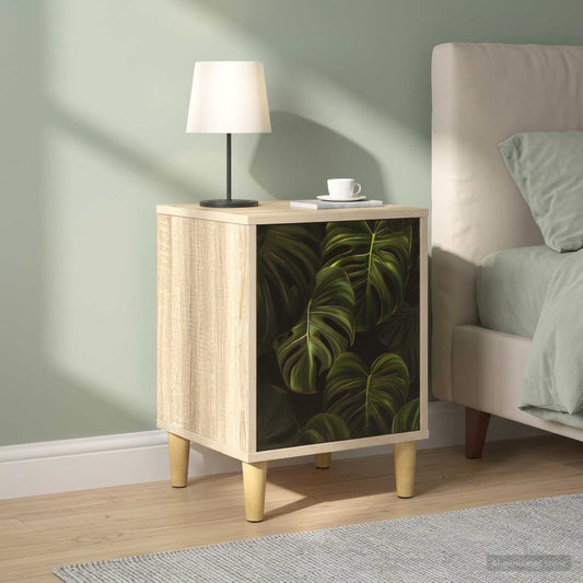 vidaXL Κομοδίνο ELBURG 2 τμχ. Sonoma Δρυς 36 x 33 x 50 εκ.
