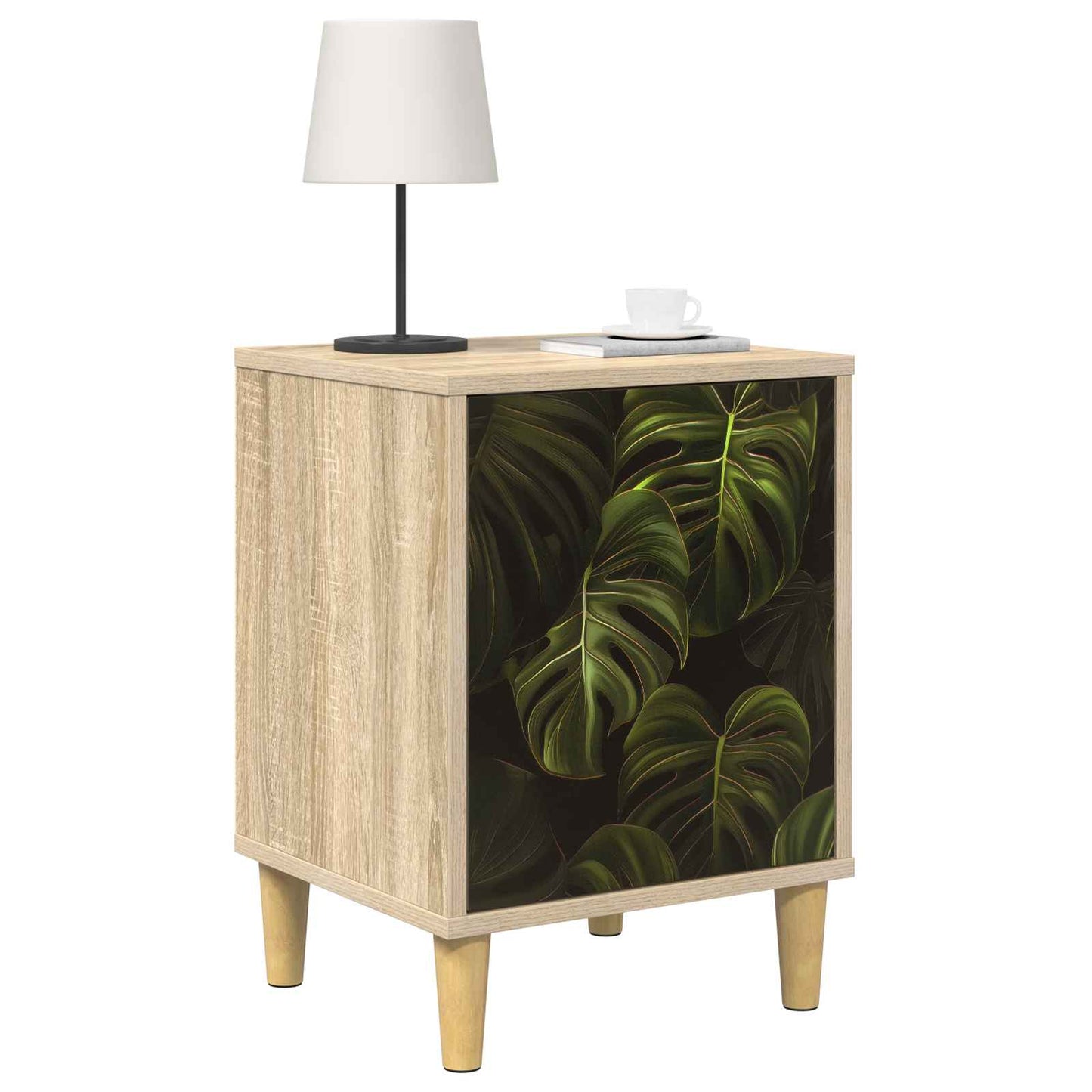 vidaXL Κομοδίνο ELBURG 2 τμχ. Sonoma Δρυς 36 x 33 x 50 εκ.