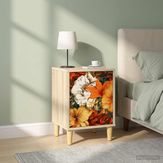 vidaXL Κομοδίνο GENNEP 2 τμχ. Sonoma Δρυς 36 x 33 x 50 εκ.