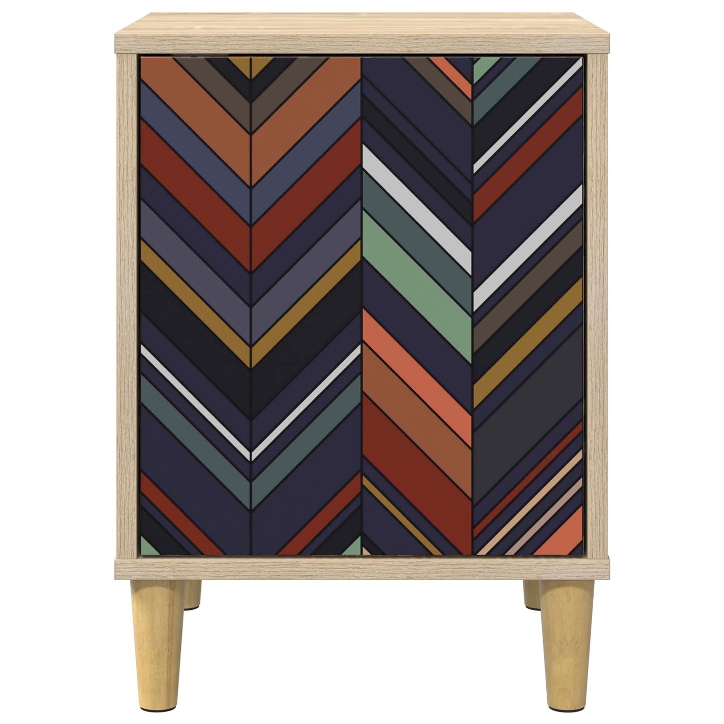vidaXL Κομοδίνο OMMEN 2 τμχ. Sonoma Δρυς 36 x 33 x 50 εκ.