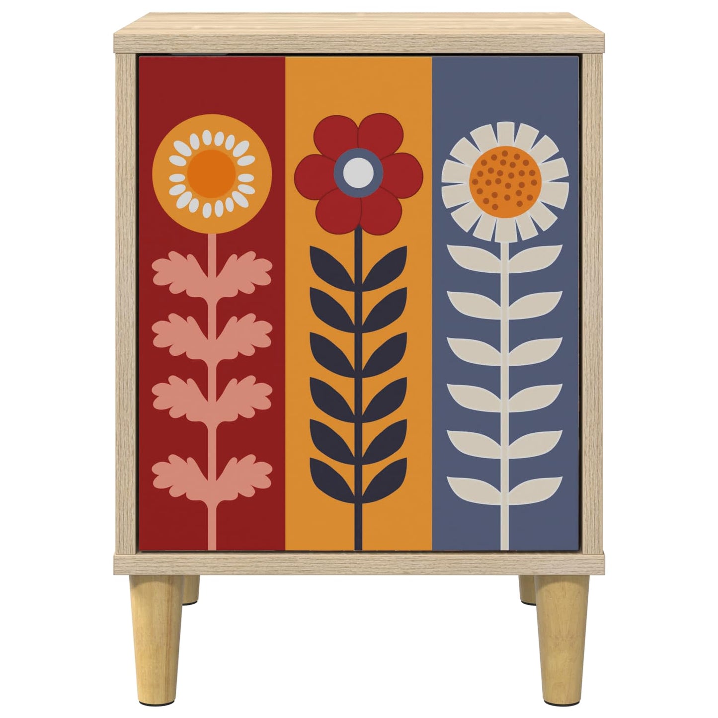 vidaXL Κομοδίνο ESSEN Sonoma Δρυς 36 x 33 x 50 εκ. Επεξεργασμένο Ξύλο