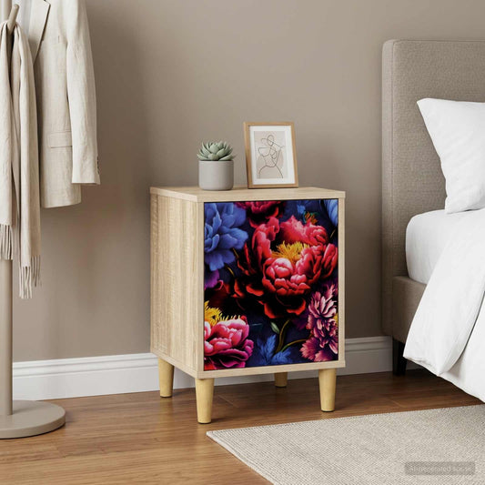 vidaXL Κομοδίνο KIEL Sonoma Δρυς 36 x 33 x 50 εκ. Επεξεργασμένο Ξύλο