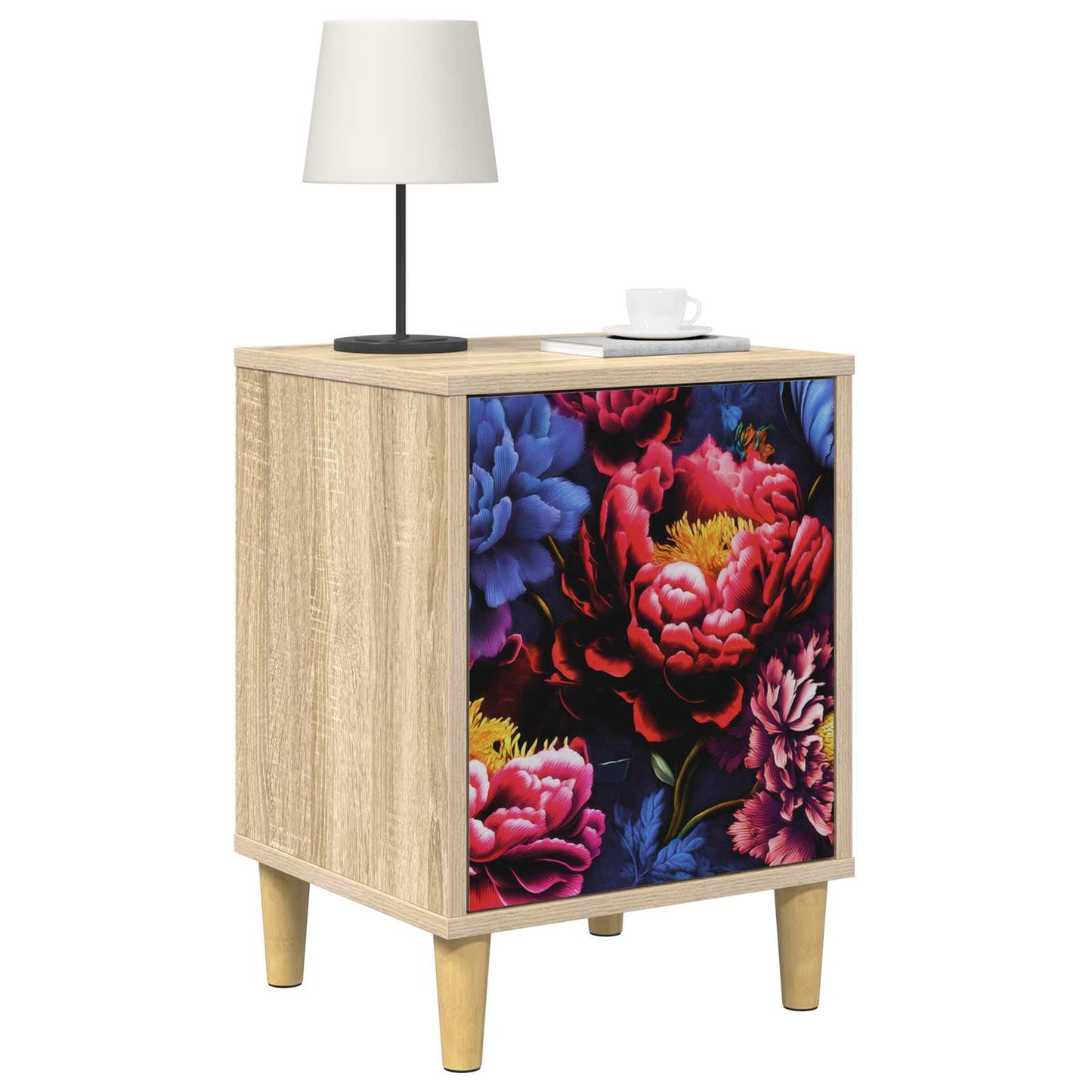 vidaXL Κομοδίνο KIEL Sonoma Δρυς 36 x 33 x 50 εκ. Επεξεργασμένο Ξύλο