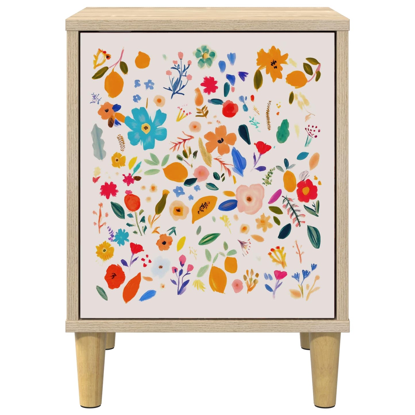 vidaXL Κομοδίνο MAINZ Sonoma Δρυς 36 x 33 x 50 εκ. Επεξεργασμένο Ξύλο