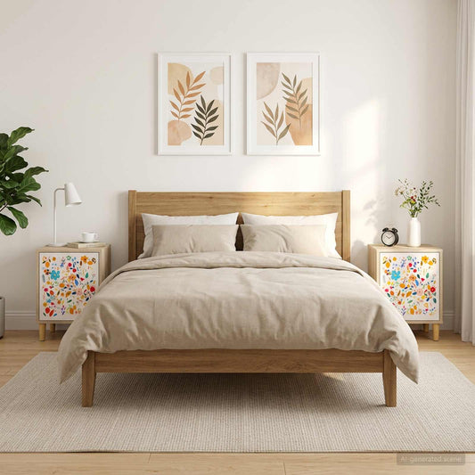 vidaXL Κομοδίνο MAINZ 2 τμχ. Sonoma Δρυς 36 x 33 x 50 εκ.