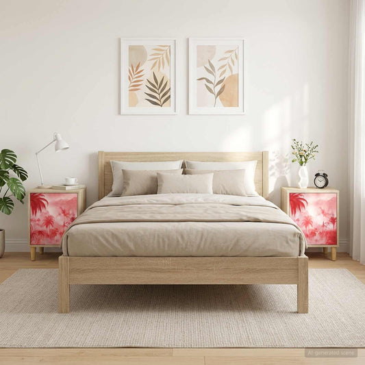 vidaXL Κομοδίνο AACHEN 2 τμχ. Sonoma Δρυς 36 x 33 x 50 εκ.