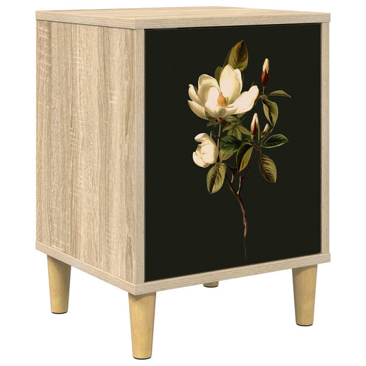 vidaXL Κομοδίνο BREMEN Sonoma Δρυς 36 x 33 x 50 εκ. Επεξεργασμένο Ξύλο