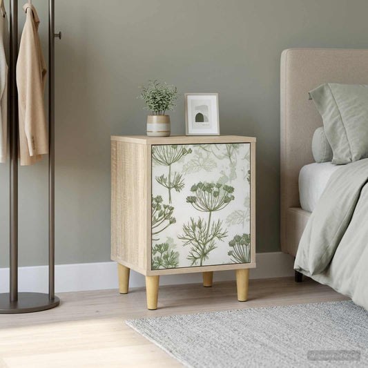 vidaXL Κομοδίνο GOTHA Sonoma Δρυς 36 x 33 x 50 εκ. Επεξεργασμένο Ξύλο