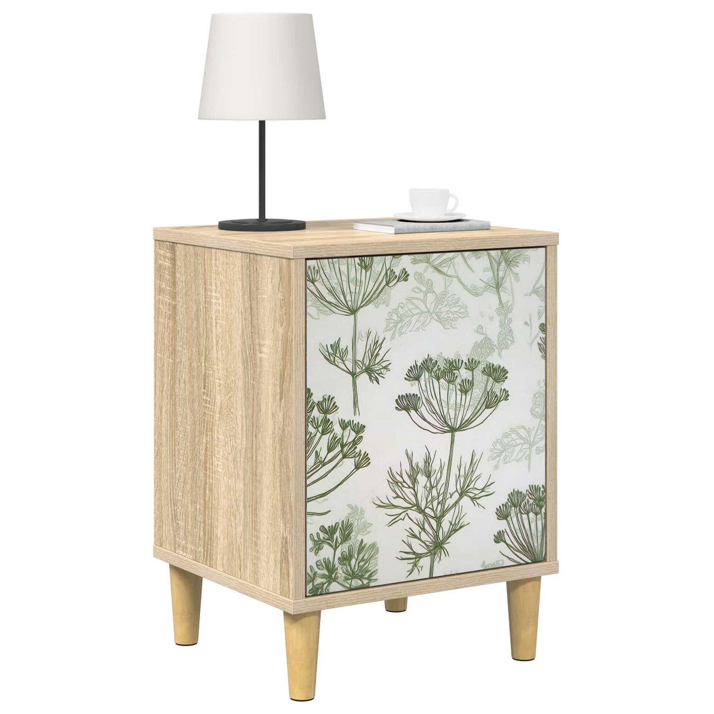 vidaXL Κομοδίνο GOTHA Sonoma Δρυς 36 x 33 x 50 εκ. Επεξεργασμένο Ξύλο