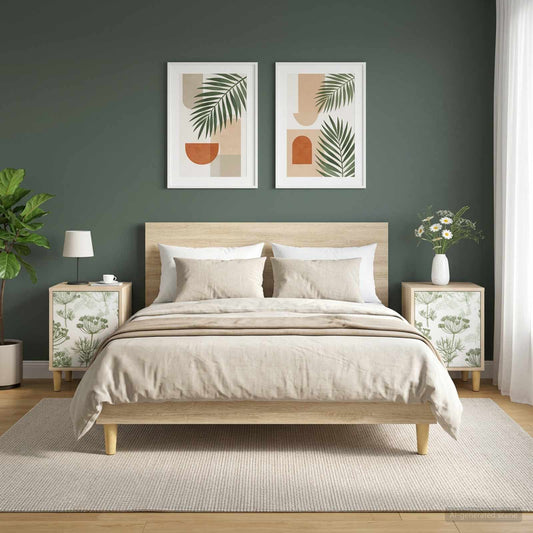 vidaXL Κομοδίνο GOTHA 2 τμχ. Sonoma Δρυς 36 x 33 x 50 εκ.
