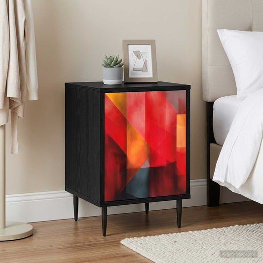 vidaXL Κομοδίνο HEESCH 2 τμχ. Μαύρη Δρυς 36 x 33 x 51 εκ.