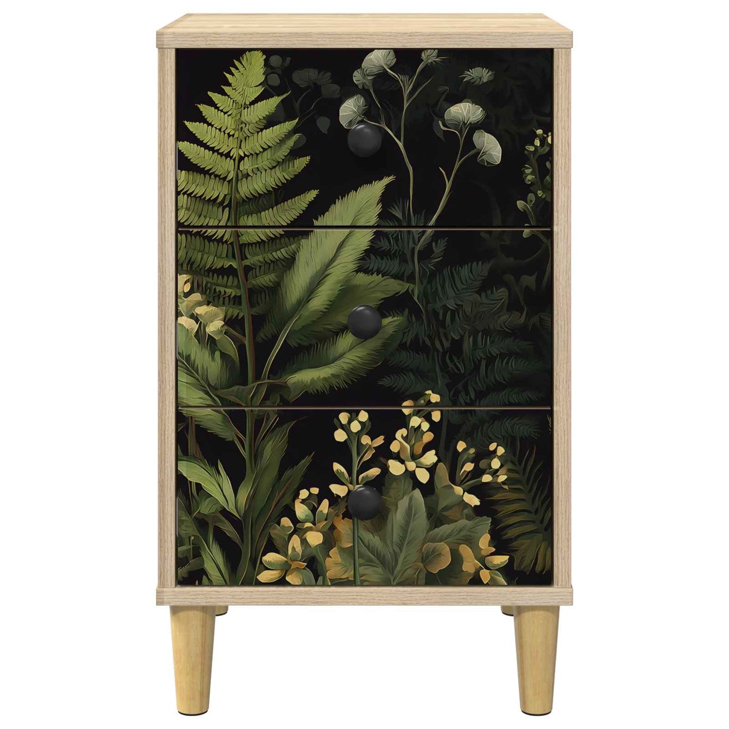 vidaXL Κομοδίνο RHENEN 2 τμχ. Sonoma Δρυς 36 x 33 x 60 εκ