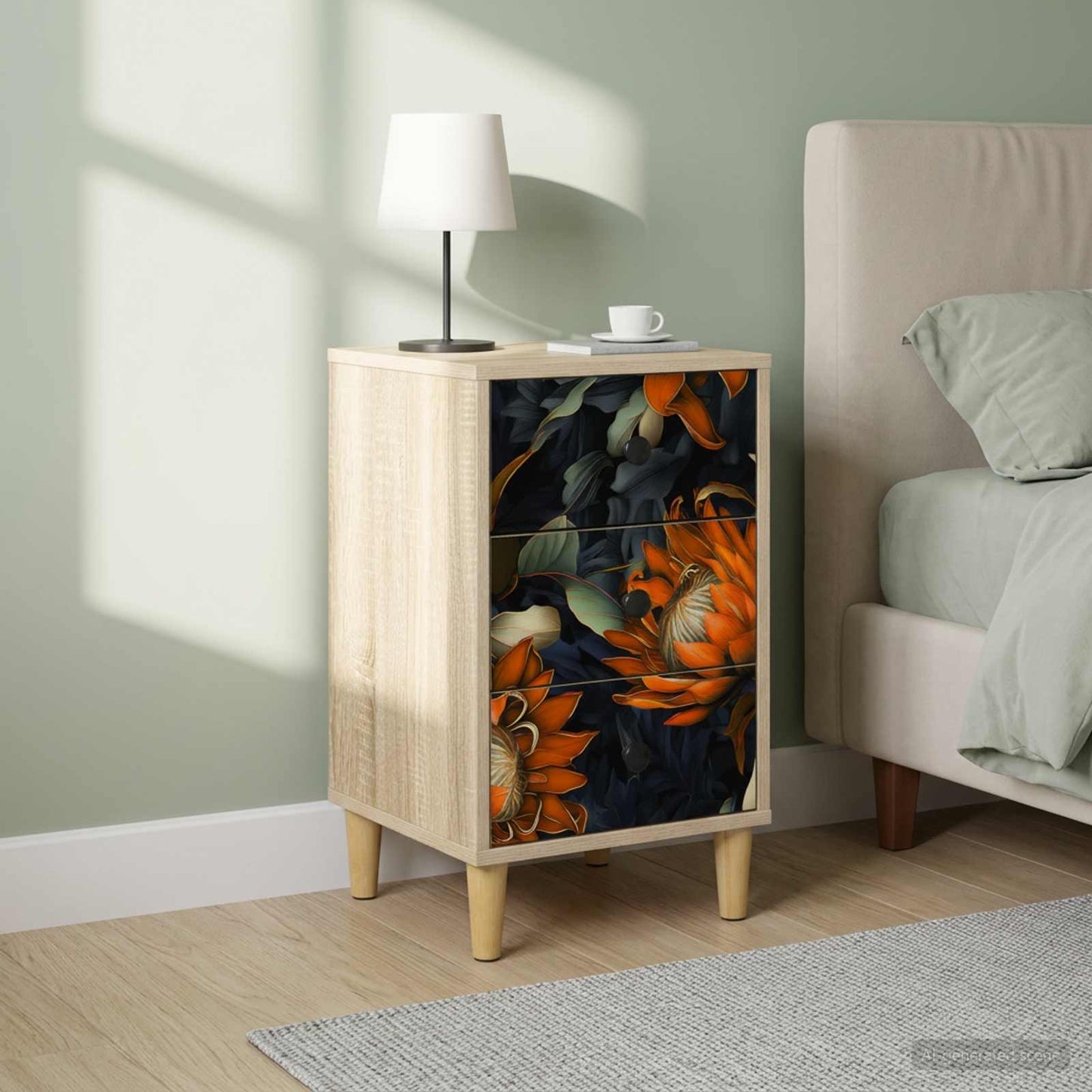 vidaXL Κομοδίνο LOCHEM 2 τμχ. Sonoma Δρυς 36 x 33 x 60 εκ