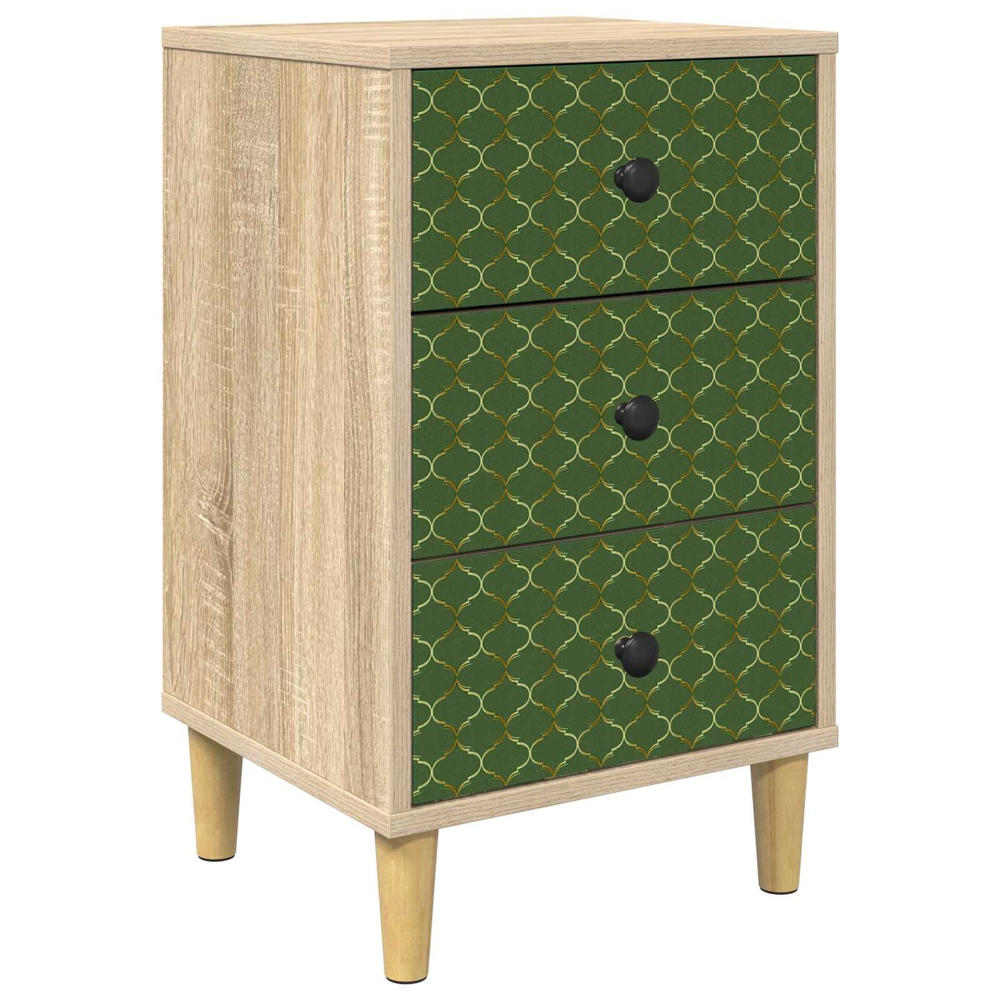 vidaXL Κομοδίνο GELEEN Sonoma Δρυς 36 x 33 x 60 εκ Επεξεργασμένο Ξύλο