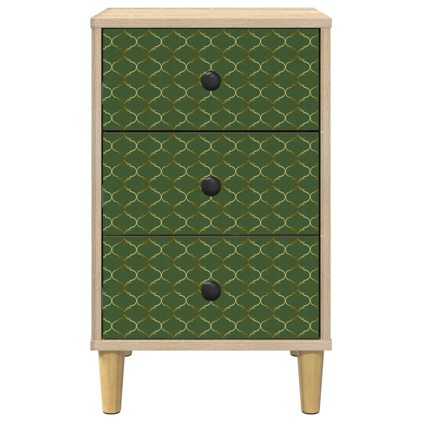 vidaXL Κομοδίνο GELEEN Sonoma Δρυς 36 x 33 x 60 εκ Επεξεργασμένο Ξύλο