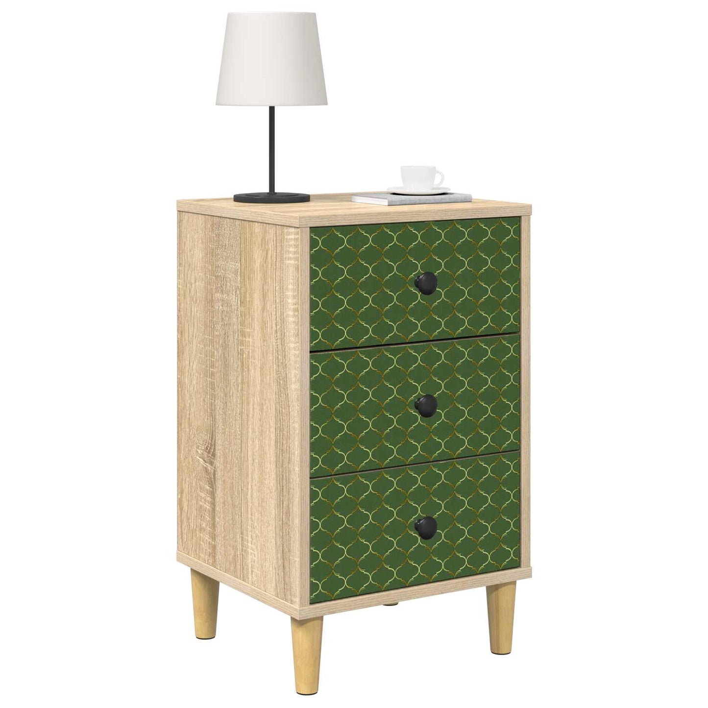 vidaXL Κομοδίνο GELEEN Sonoma Δρυς 36 x 33 x 60 εκ Επεξεργασμένο Ξύλο