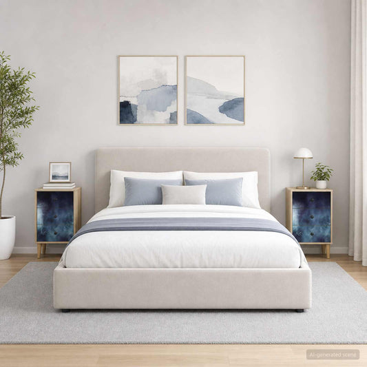 vidaXL Κομοδίνο RAALTE 2 τμχ. Sonoma Δρυς 36 x 33 x 60 εκ