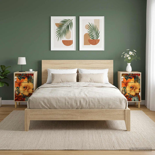vidaXL Κομοδίνο GENNEP 2 τμχ. Sonoma Δρυς 36 x 33 x 60 εκ