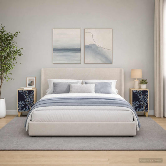 vidaXL Κομοδίνο DOKKUM 2 τμχ. Sonoma Δρυς 36 x 33 x 60 εκ