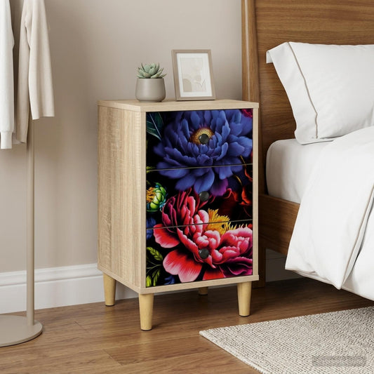 vidaXL Κομοδίνο KIEL Sonoma Δρυς 36 x 33 x 60 εκ Επεξεργασμένο Ξύλο