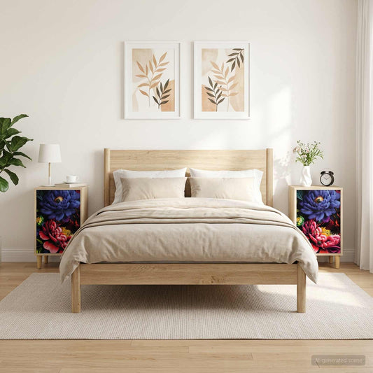 vidaXL Κομοδίνο KIEL 2 τμχ. Sonoma Δρυς 36 x 33 x 60 εκ