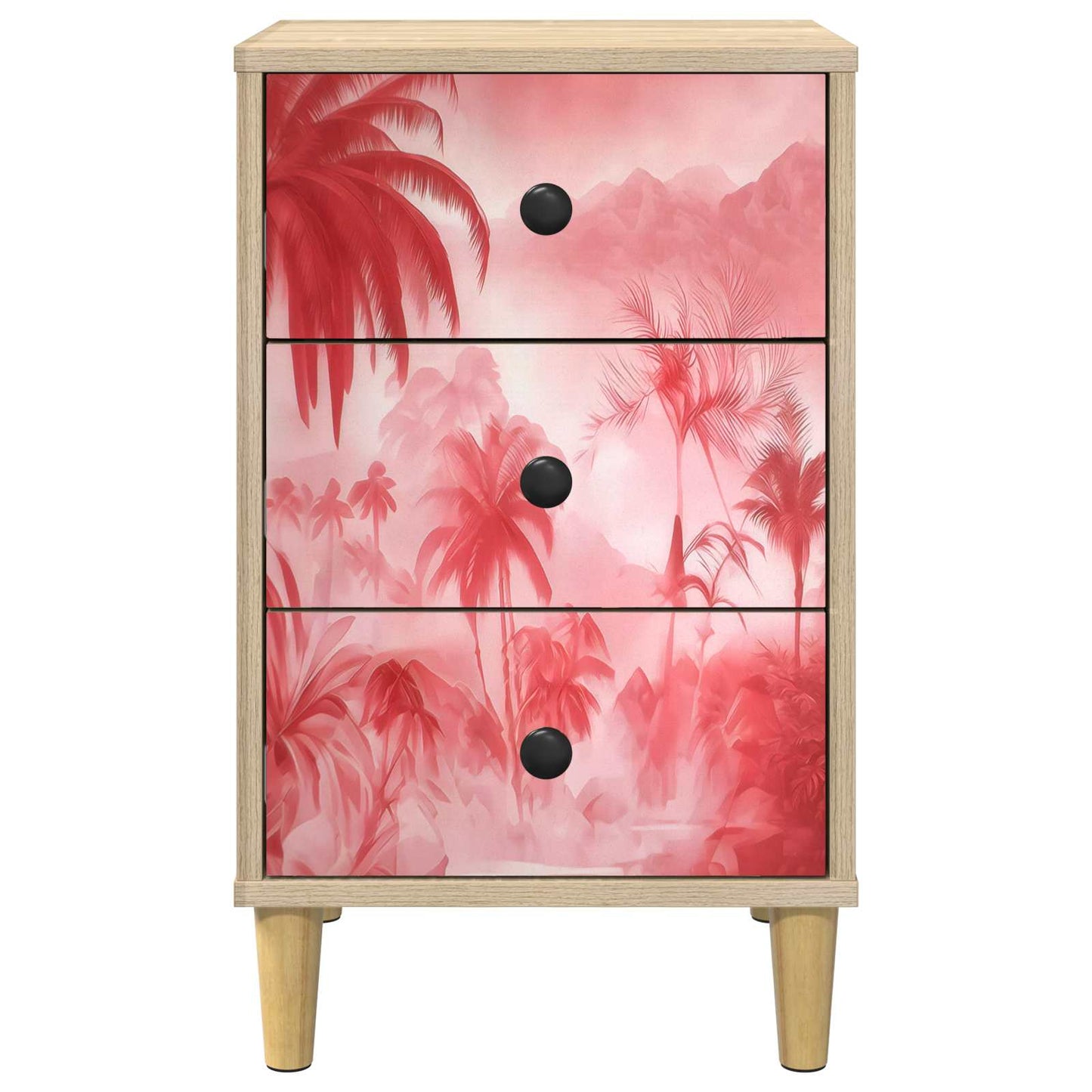 vidaXL Κομοδίνο AACHEN Sonoma Δρυς 36 x 33 x 60 εκ Επεξεργασμένο Ξύλο