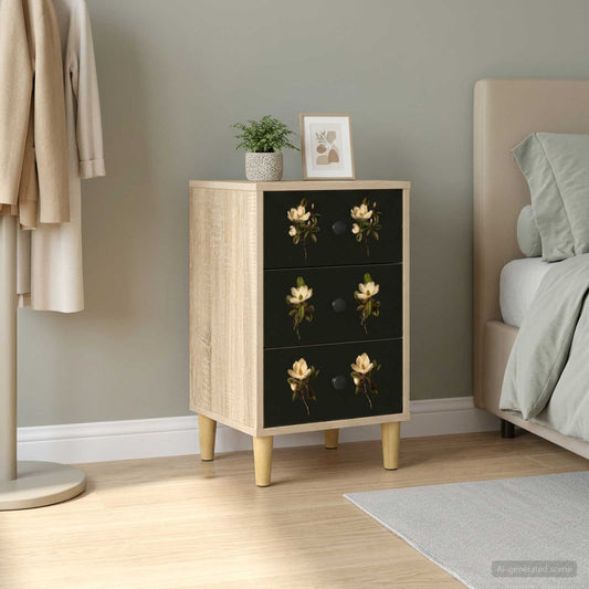 vidaXL Κομοδίνο BREMEN Sonoma Δρυς 36 x 33 x 60 εκ Επεξεργασμένο Ξύλο