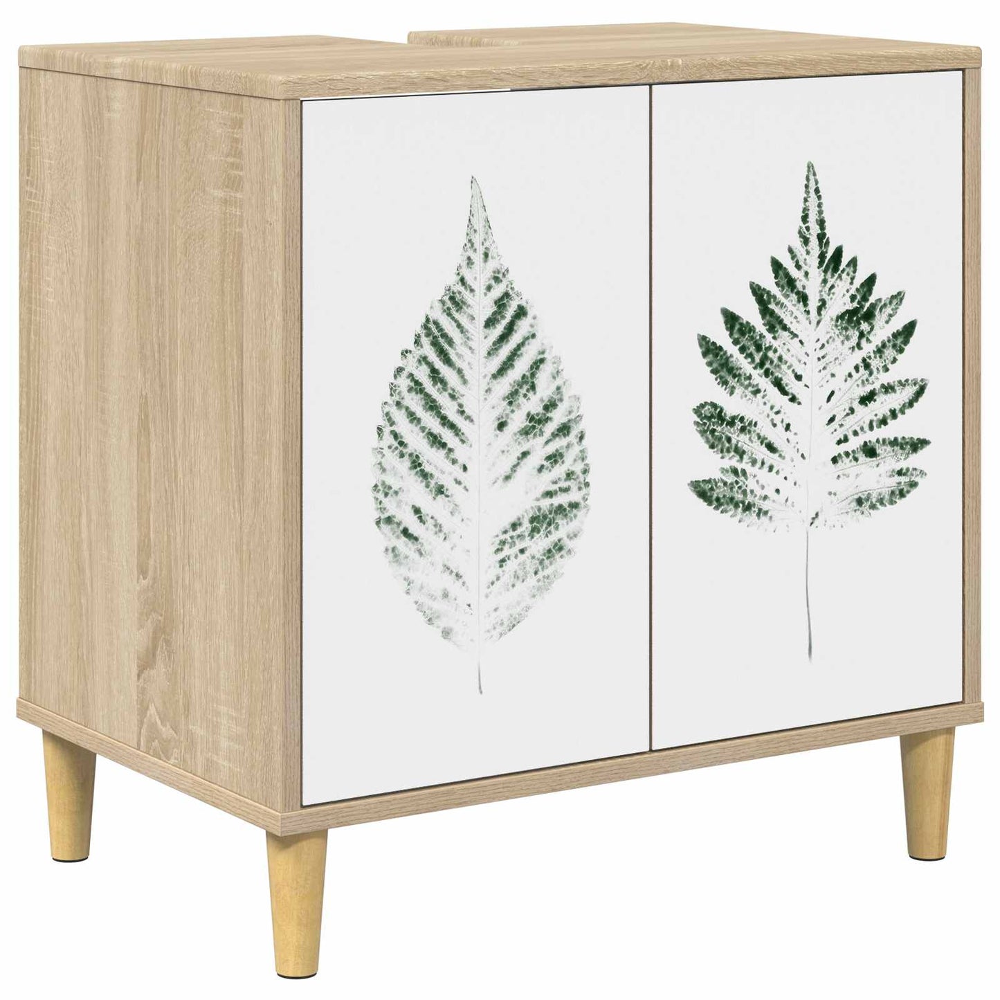 vidaXL Ντουλάπι Μπάνιου HANAU Sonoma 60 x 40 x 60 εκ