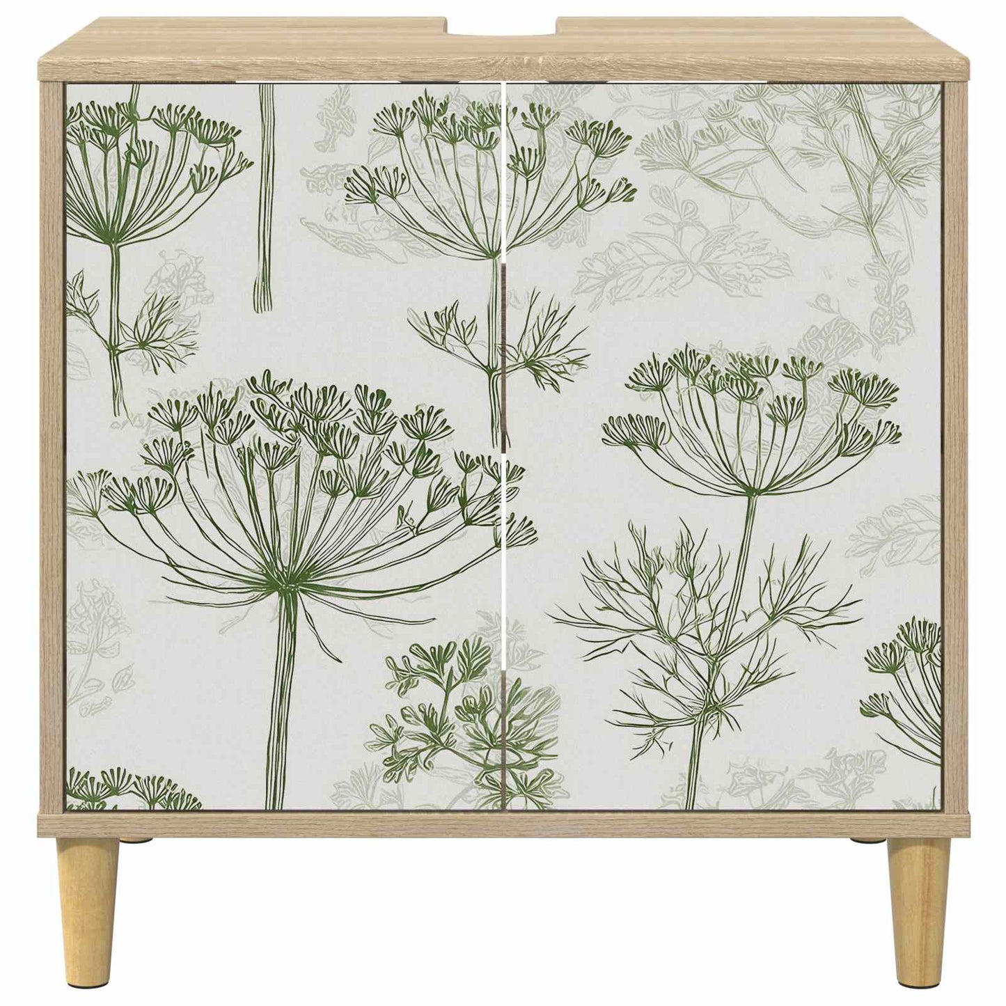 vidaXL Ντουλάπι Μπάνιου GOTHA Sonoma 60 x 40 x 60 εκ
