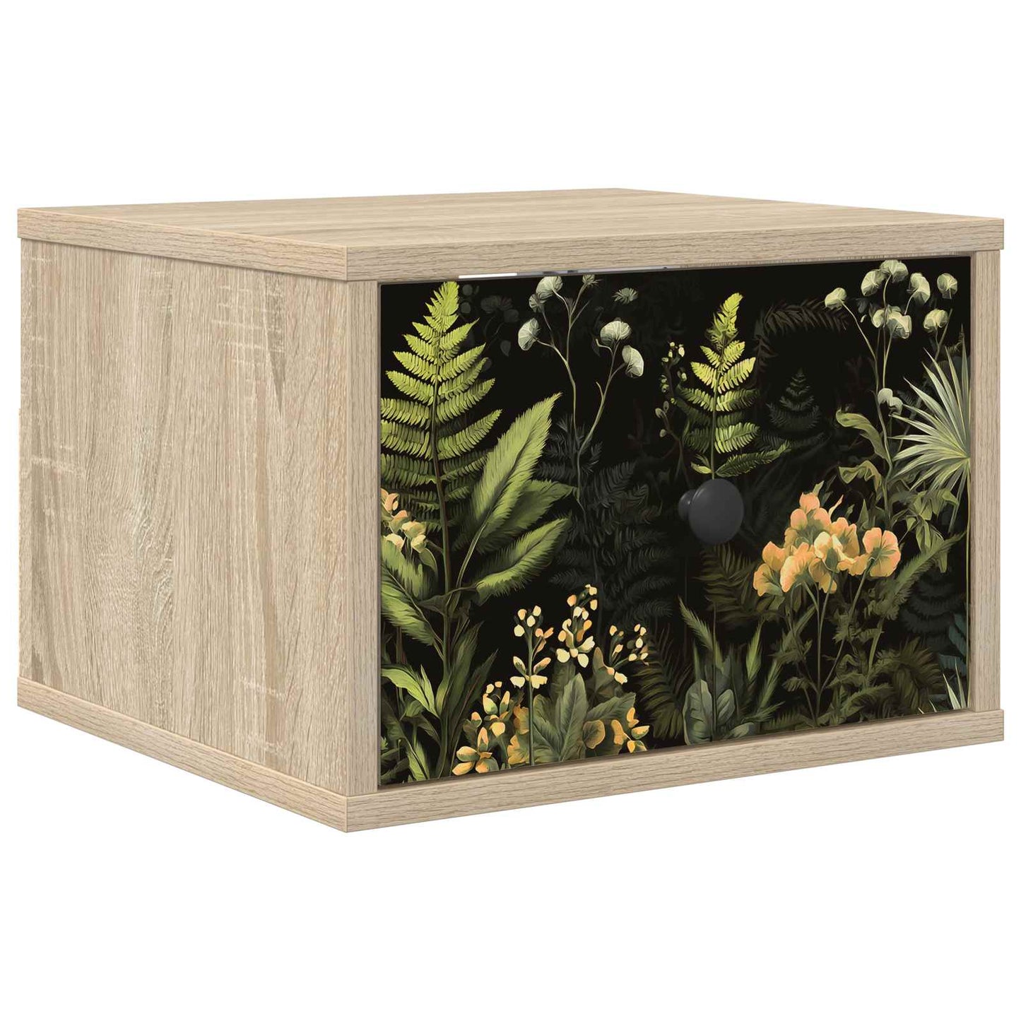 vidaXL Τοίχου κομοδίνο RHENEN Sonoma Δρυς 36 x 33 x 25 εκ.