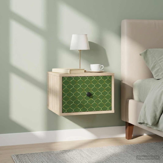 vidaXL Τοίχου κομοδίνο GELEEN 2 τμχ. Sonoma Δρυς 36 x 33 x 25 εκ.
