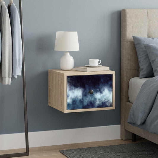 vidaXL Τοίχου κομοδίνο RAALTE Sonoma Δρυς 36 x 33 x 25 εκ.