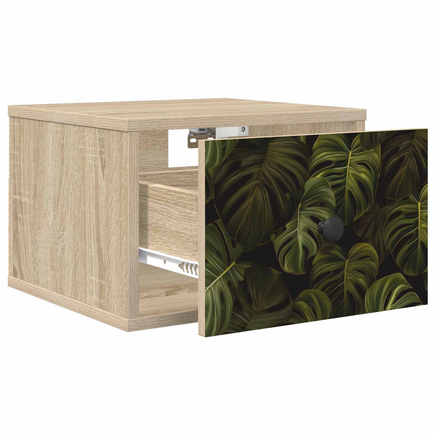 vidaXL Τοίχου κομοδίνο ELBURG Sonoma Δρυς 36 x 33 x 25 εκ.