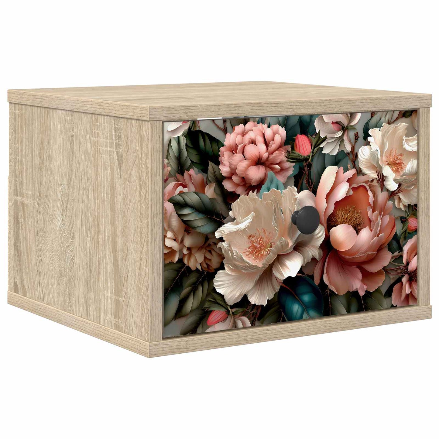 vidaXL Τοίχου κομοδίνο BORNE Sonoma Δρυς 36 x 33 x 25 εκ.