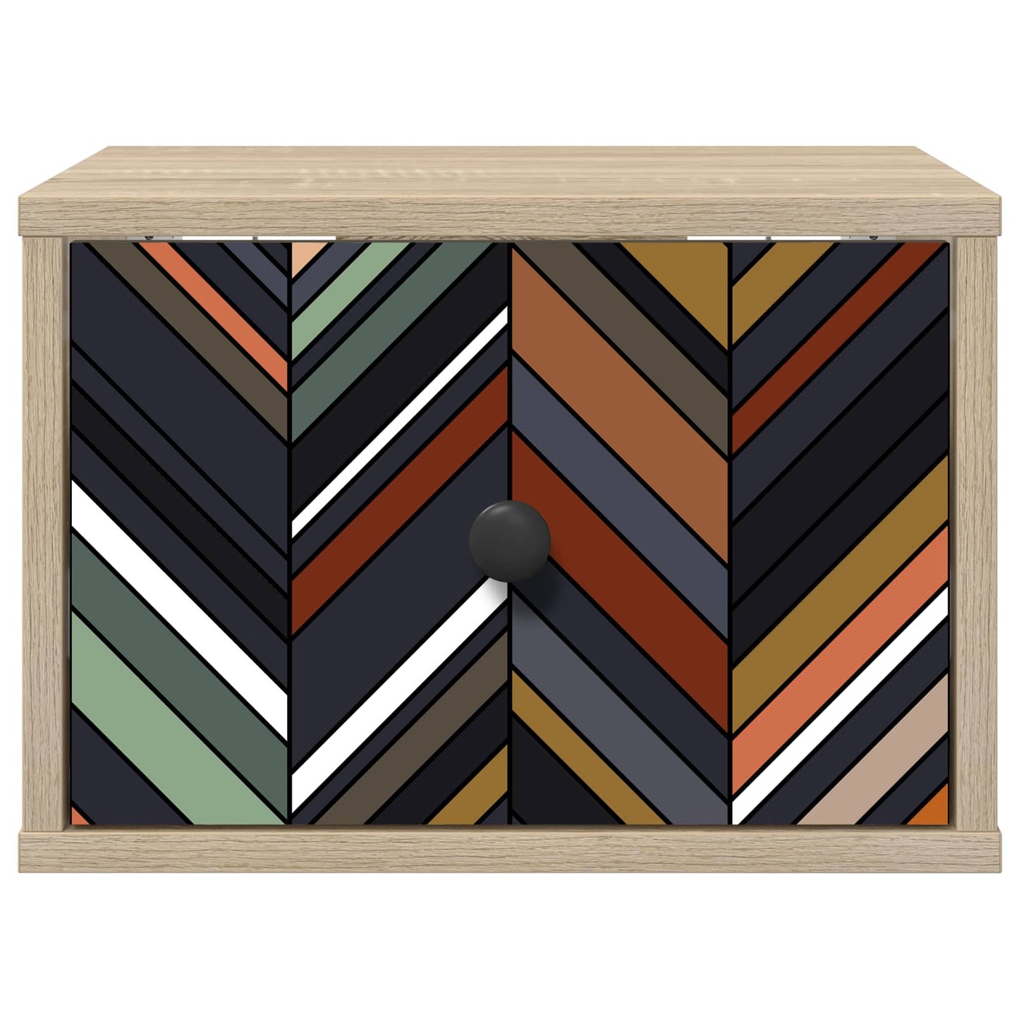 vidaXL Τοίχου κομοδίνο OMMEN 2 τμχ. Sonoma Δρυς 36 x 33 x 25 εκ.
