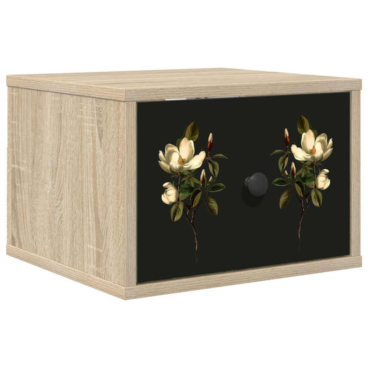 vidaXL Τοίχου κομοδίνο BREMEN Sonoma Δρυς 36 x 33 x 25 εκ.
