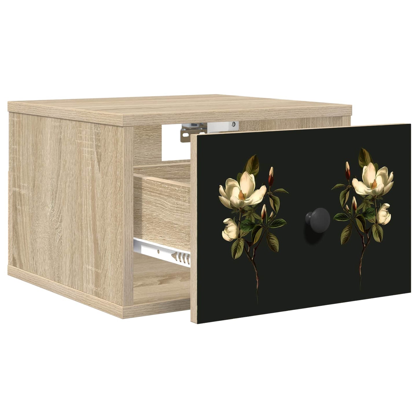 vidaXL Τοίχου κομοδίνο BREMEN 2 τμχ. Sonoma Δρυς 36 x 33 x 25 εκ.