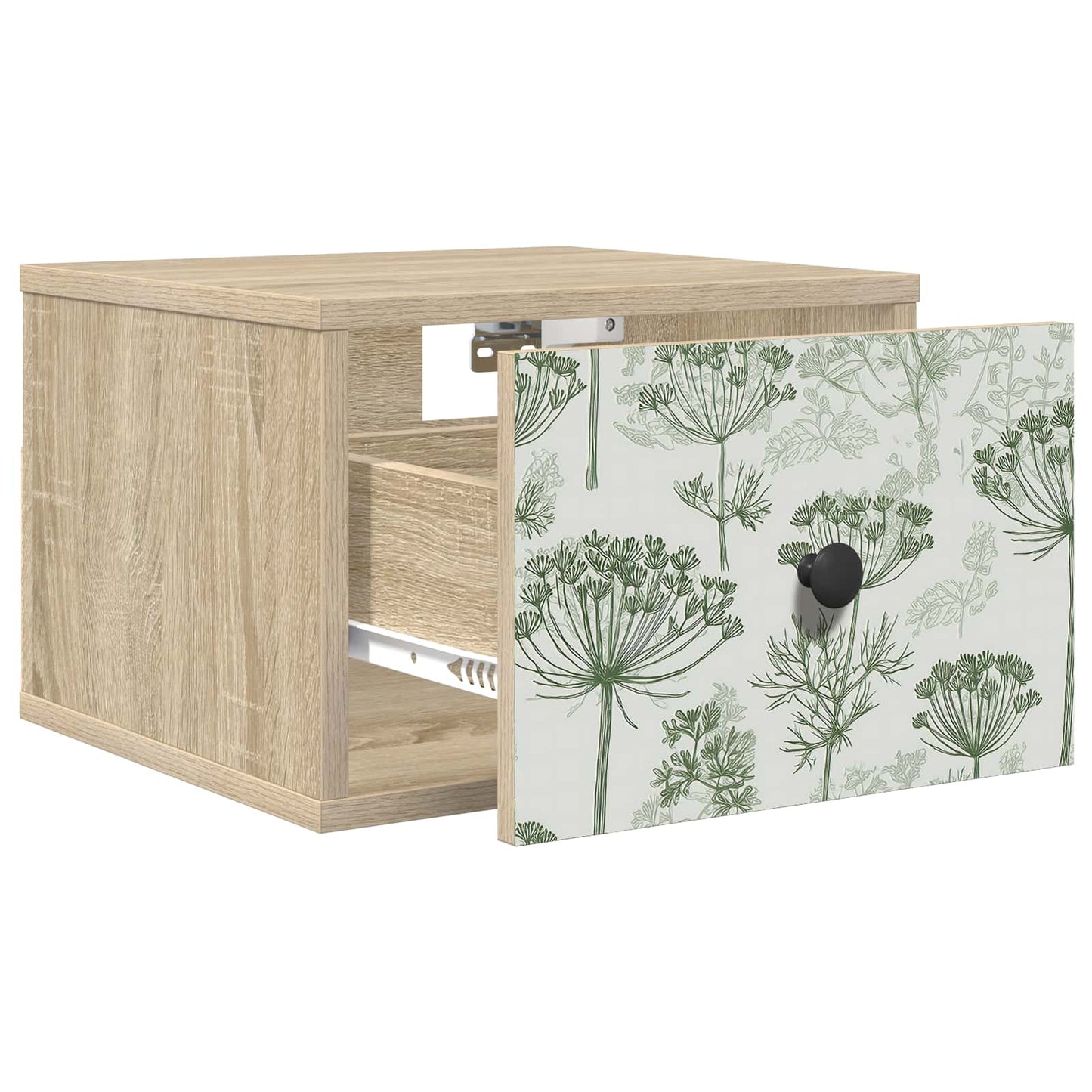 vidaXL Τοίχου κομοδίνο GOTHA 2 τμχ. Sonoma Δρυς 36 x 33 x 25 εκ.