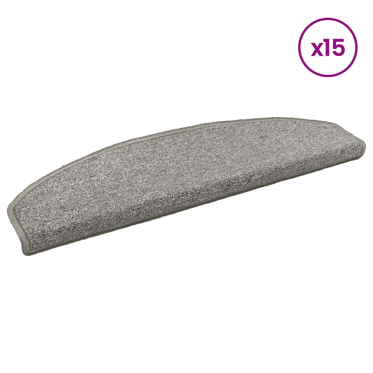 vidaXL Αυτοκόλλητα Ματ Σκαλοπατιών 15 τμχ. 80 x 24,5 x 3,5 εκ.