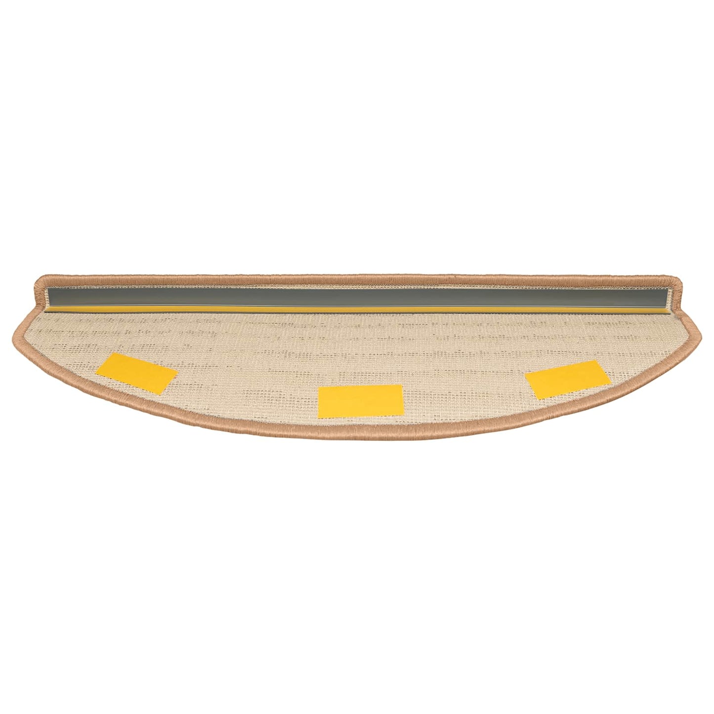 vidaXL Αυτοκόλλητα Ματ Σκαλοπατιών 15 τμχ. 80 x 24,5 x 3,5 εκ. Μπεζ