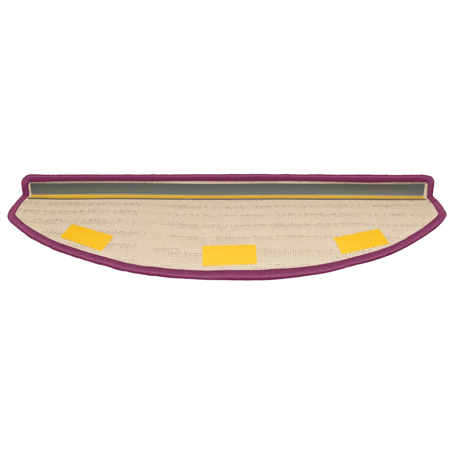 vidaXL Αυτοκόλλητα Ματ Σκαλοπατιών 15 τμχ. 80 x 24,5 x 3,5 εκ. Βιολετί