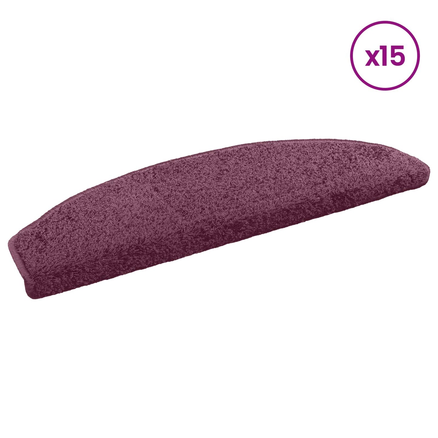 vidaXL Αυτοκόλλητα Ματ Σκαλοπατιών 15 τμχ. 80 x 24,5 x 3,5 εκ.