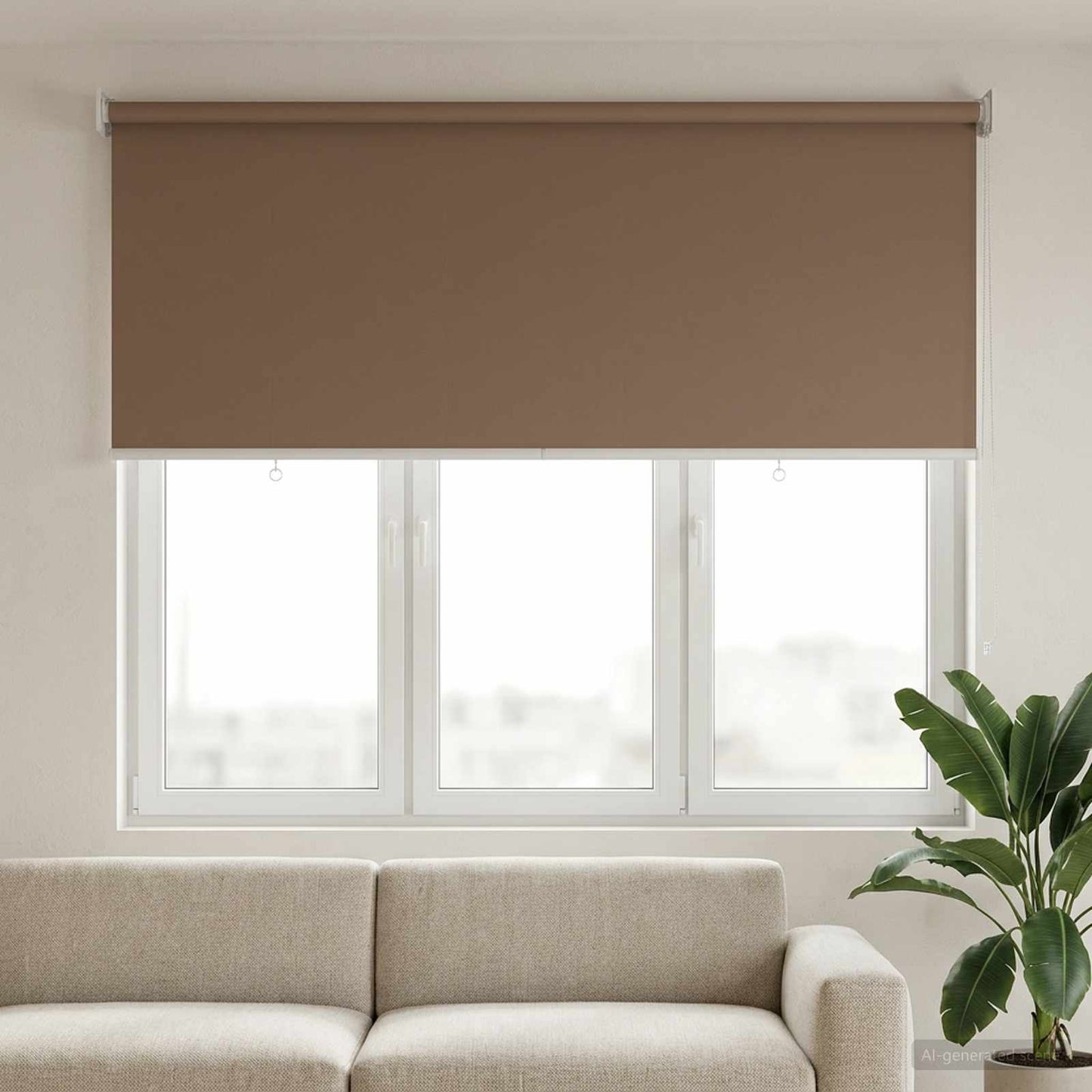 vidaXL Ρολό εξωτερικής χρήσης με UV προστασία Taupe Πολυεστέρας